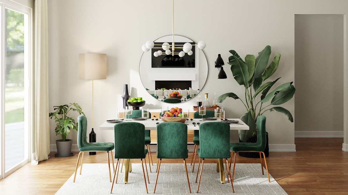 Minimalist living room with designer furniture arrangement
