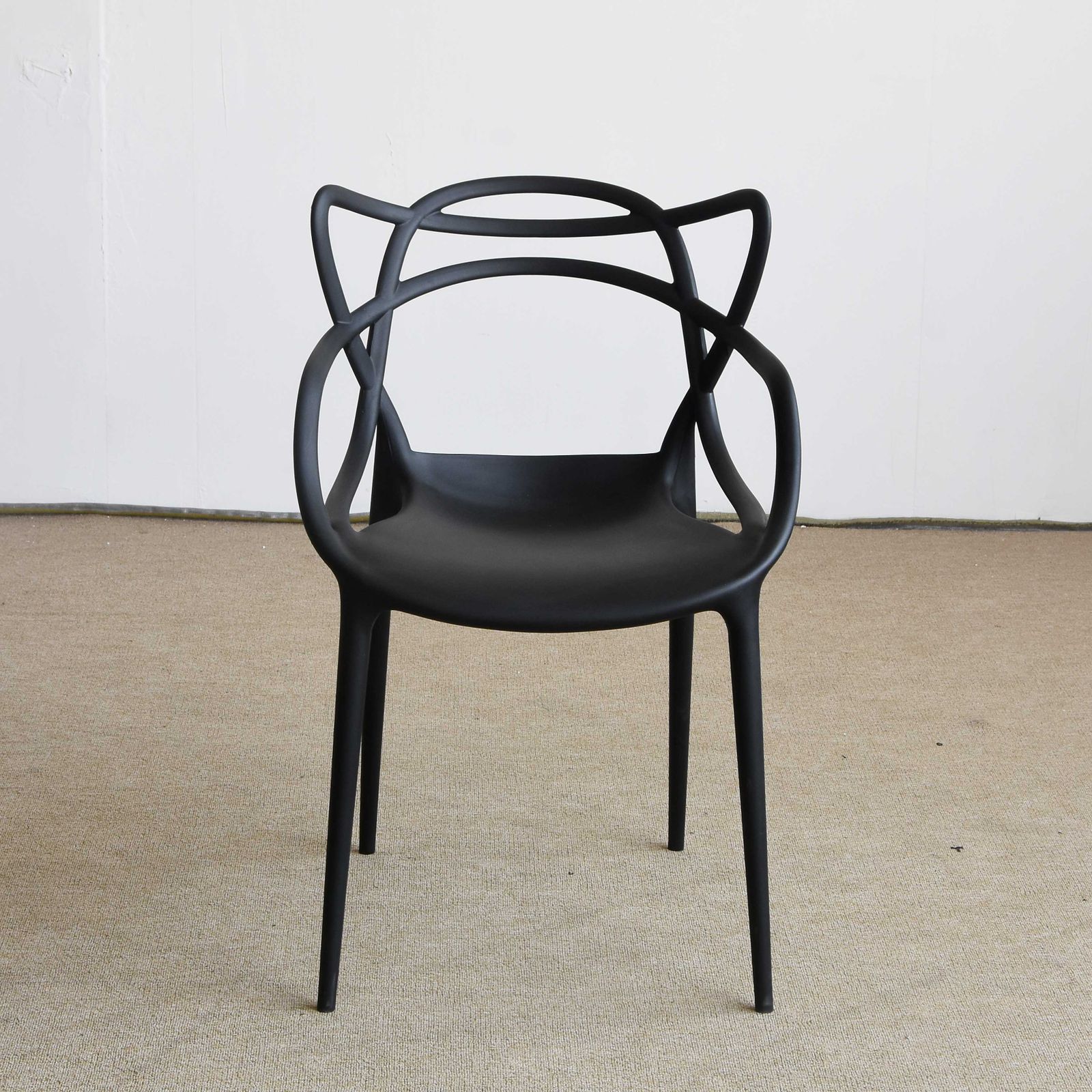 Contemporary dining room with wooden table and chairs